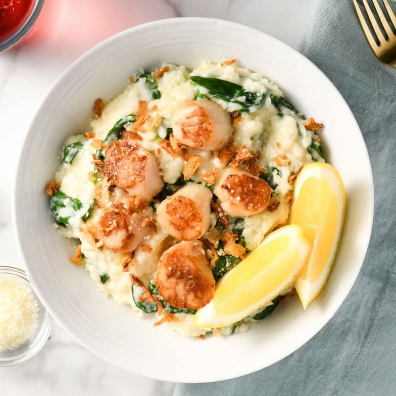 Creamy Scallop Risotto