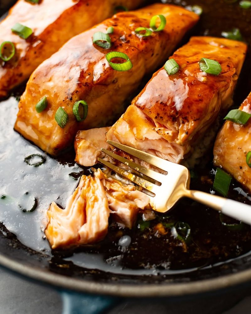 New Hampshire: Maple Glazed Salmon