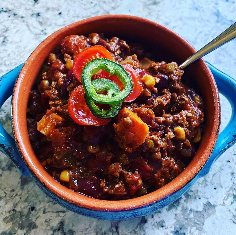 Butternut Squash & Lentil Chili