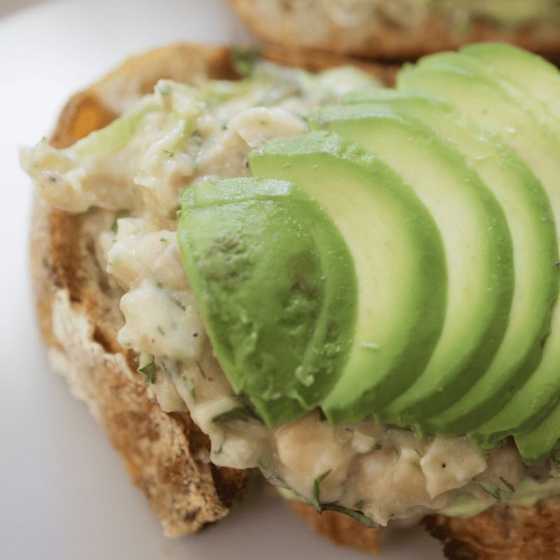Avocado & White Bean Toast
