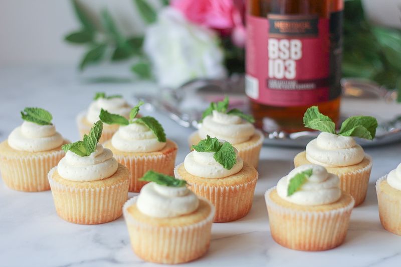 Mint Julep Cupcakes