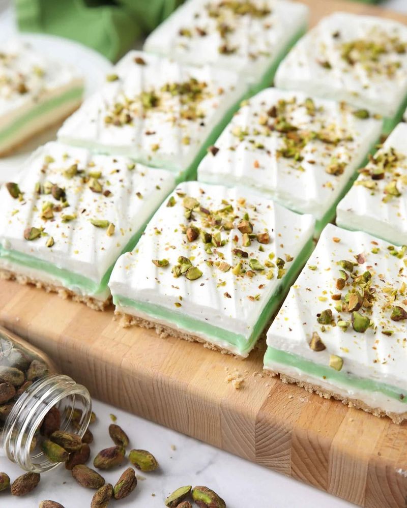 Minty Coconut Bars