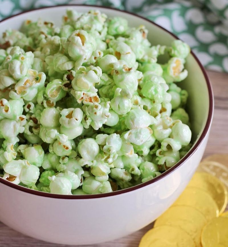 Minty Green Popcorn
