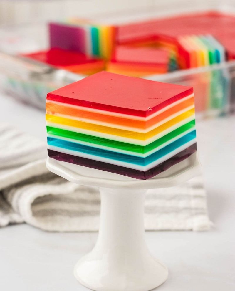 Rainbow Jell-O