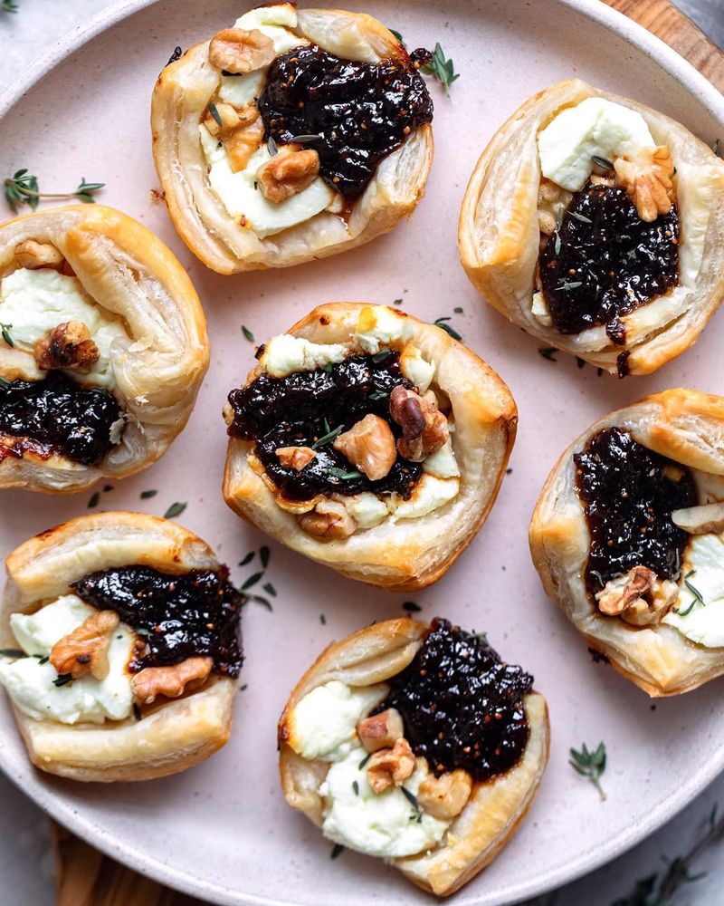 Fig And Goat Cheese Bites