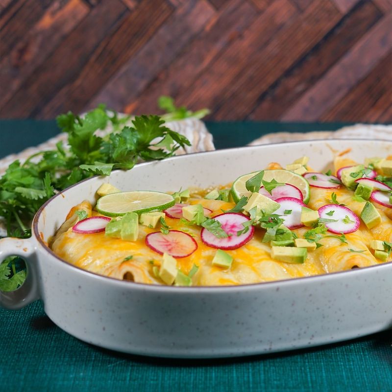 New Mexico - Green Chile Enchiladas