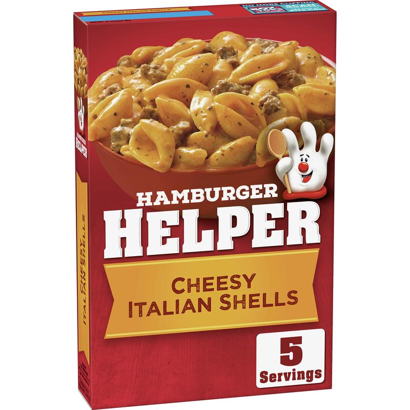 Hamburger Helper Cheesy Italian Shells