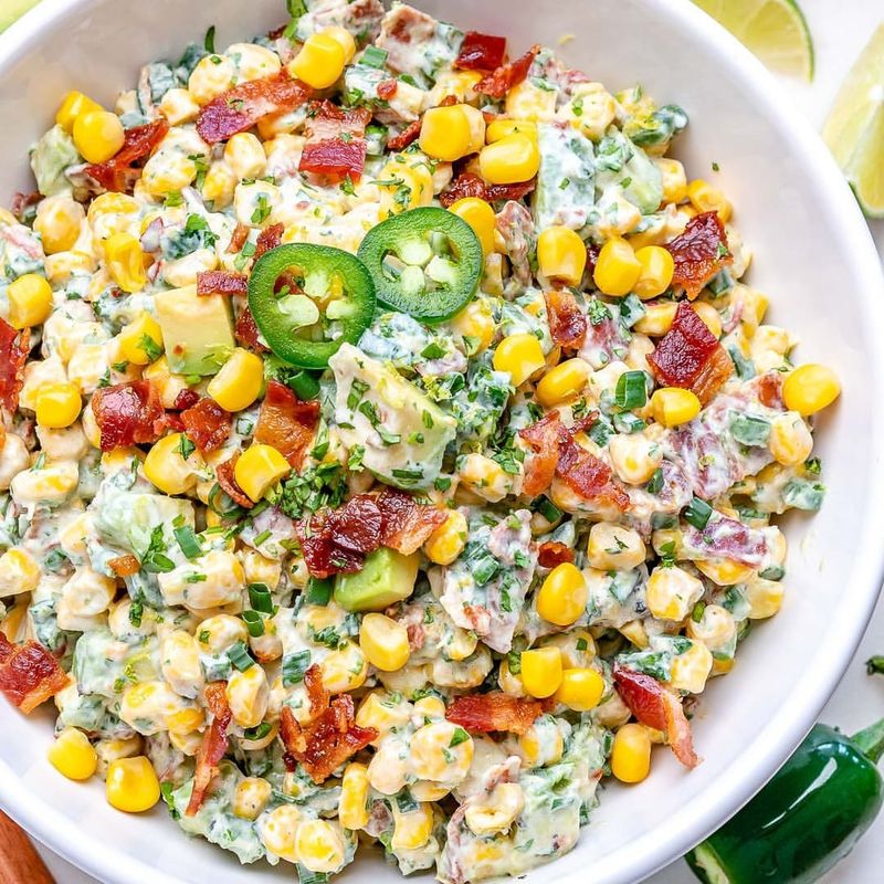 Spicy Avocado And Corn Salad