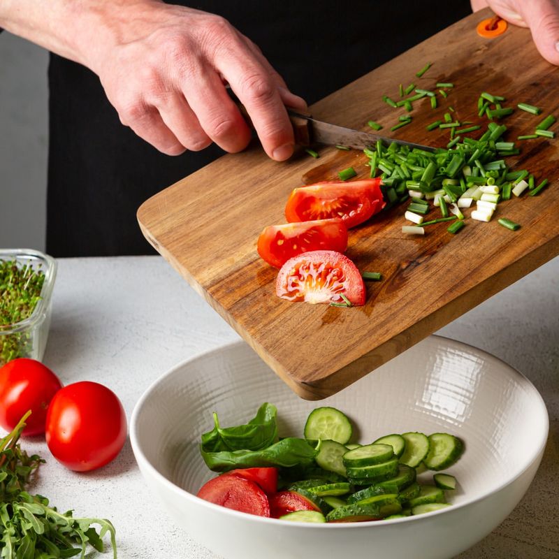 Adding Raw Veggies
