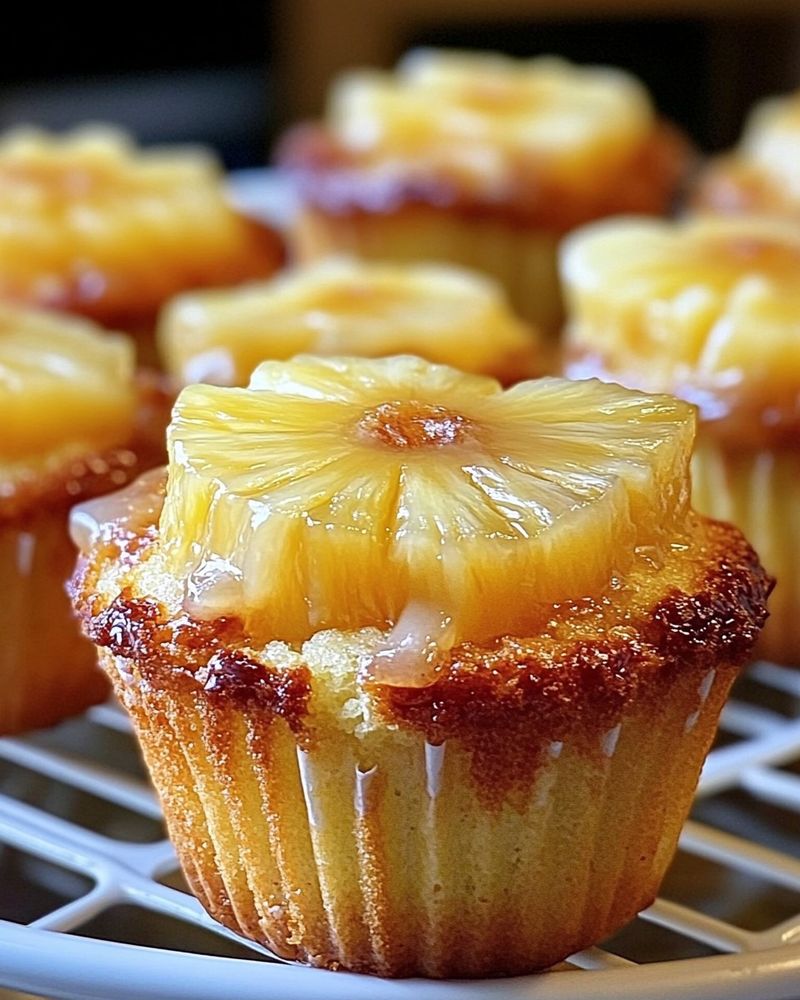 Pineapple Upside-Down Muffin
