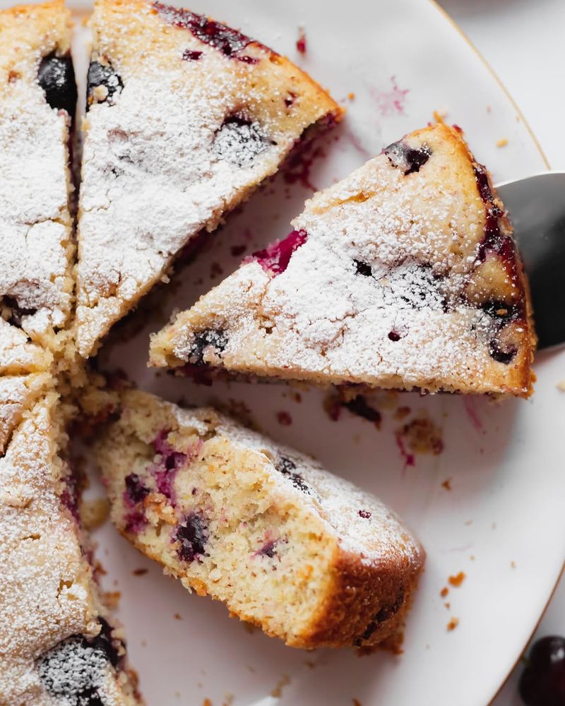 Michigan: Cherry Almond Cake