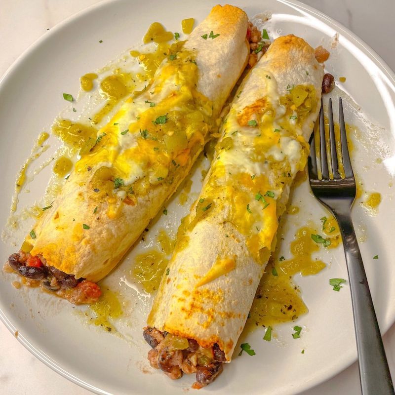 New Mexico: Hatch Chile Enchiladas