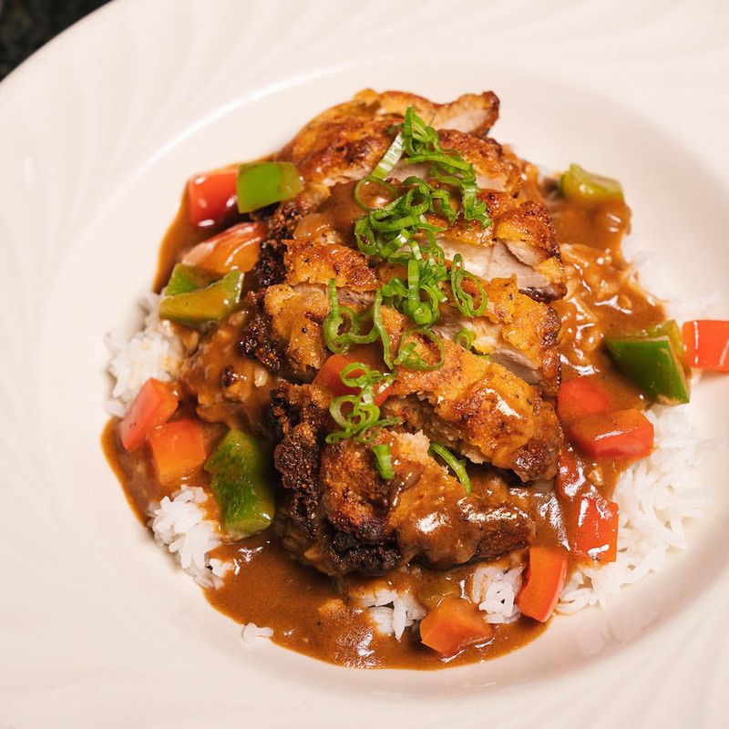 Okra And Chicken Étouffée