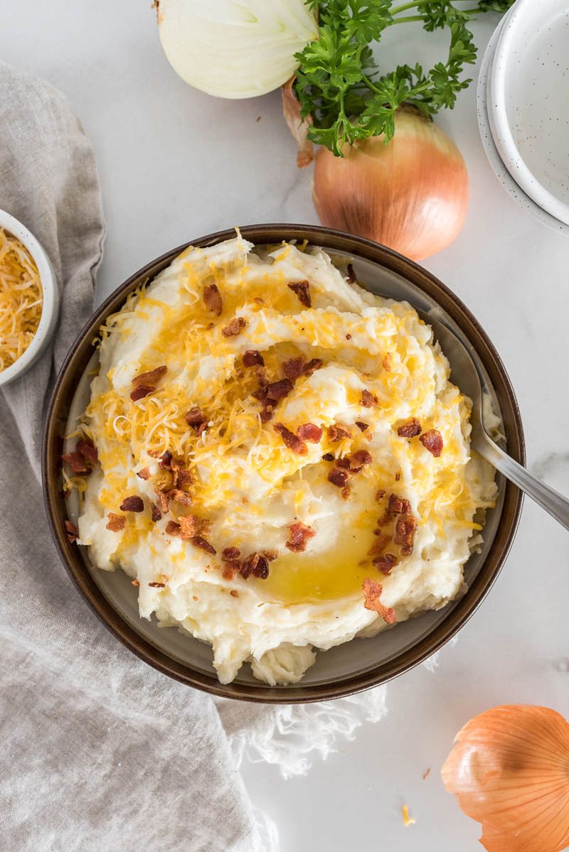 Caramelized Onion Mashed Potatoes