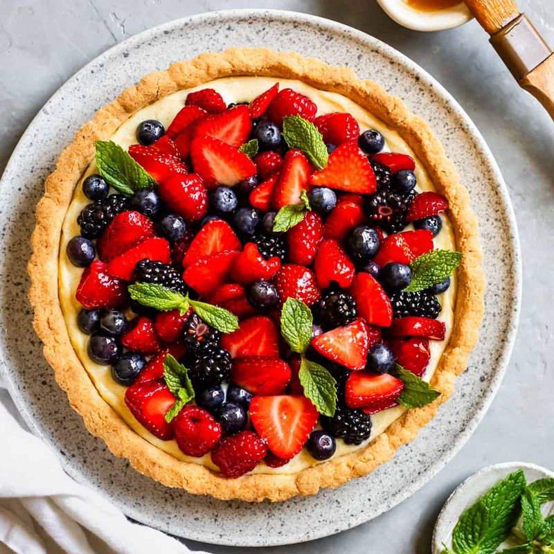 Tropical Fruit Tart