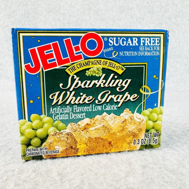 Sparkling White Grape Jell-O