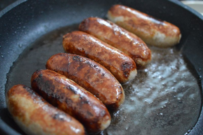Undercooked Or Greasy Sausages