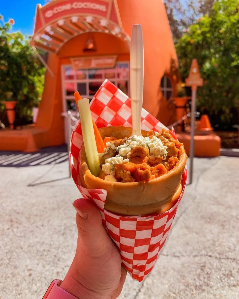 Try Instead: Bacon Mac And Cheese Cone At Cars Land