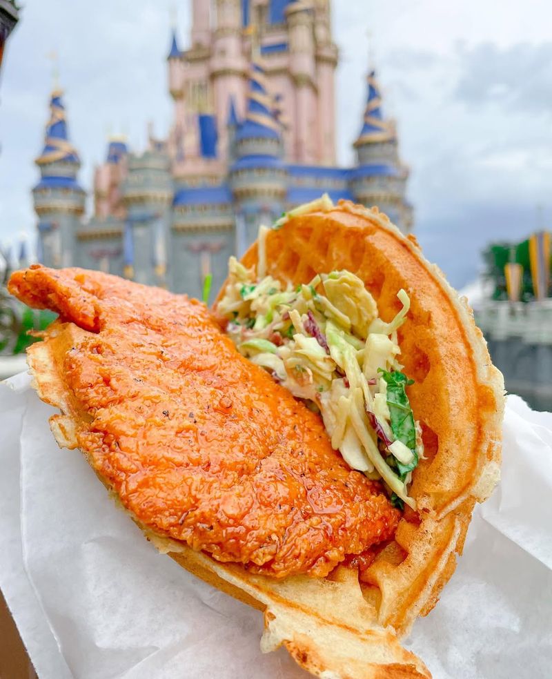 Try Instead: Sweet And Spicy Chicken Waffle Sandwich