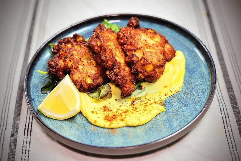 Crab And Corn Fritters