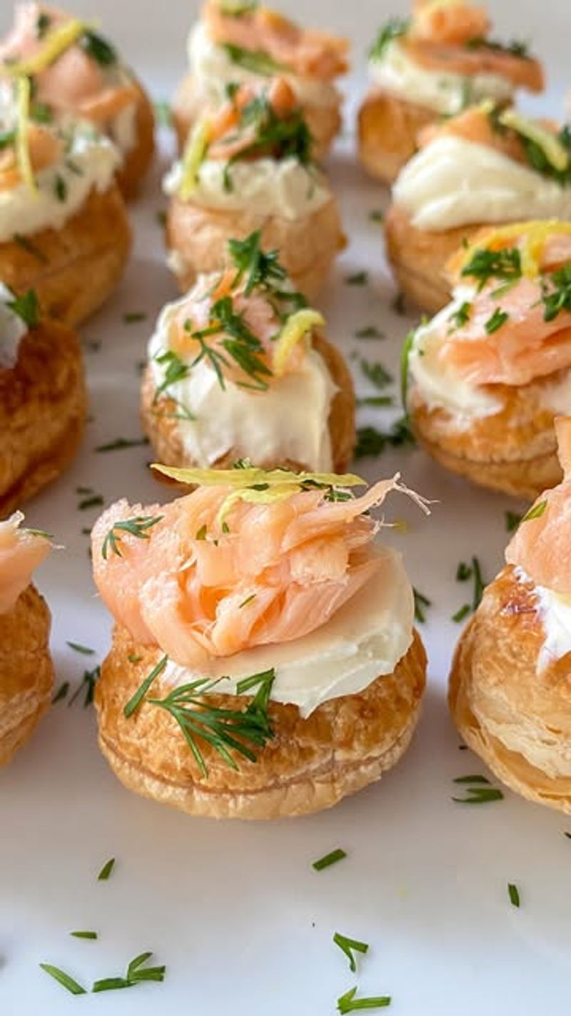 Smoked Salmon Puffs
