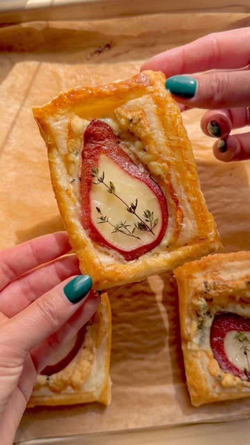 Pear And Blue Cheese Tart