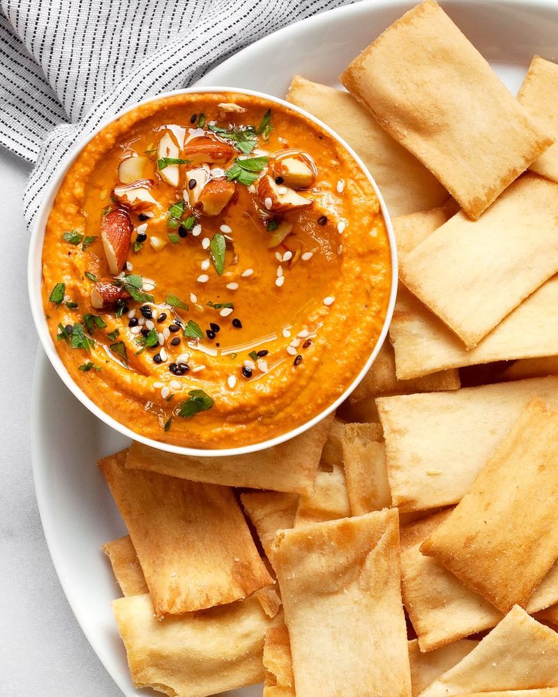 Roasted Red Pepper Hummus