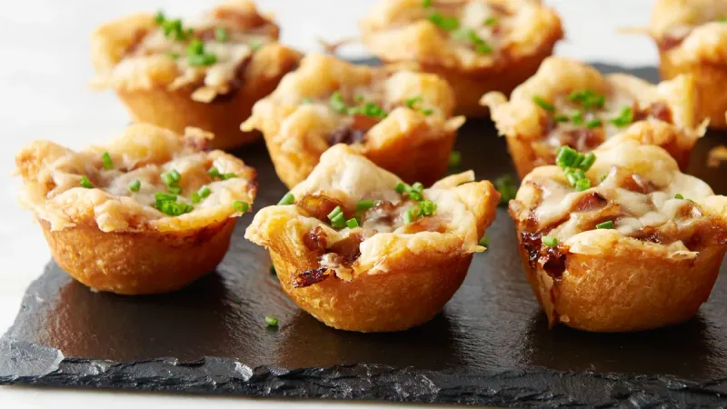 Caramelized Onion And Gruyère Crescents