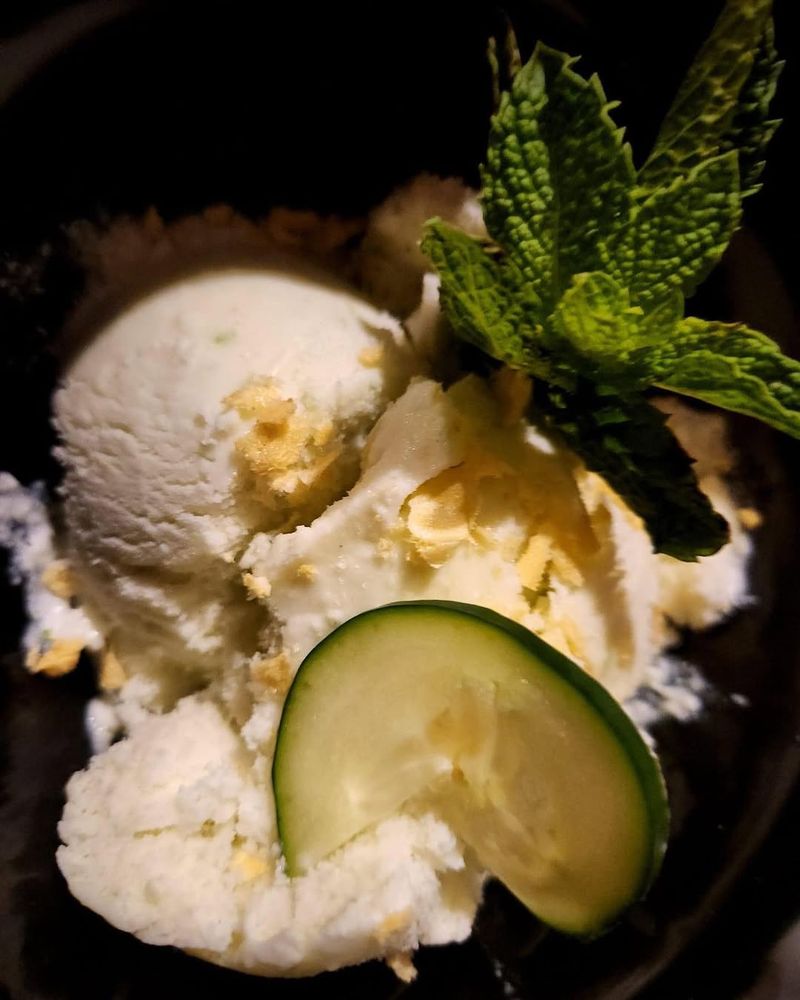 Cucumber And Mint Ice Cream