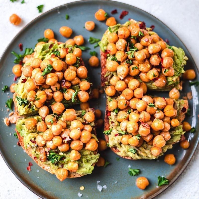 Chickpea And Avocado Toast