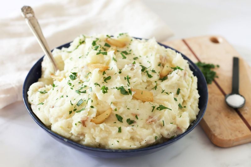 Roasted Garlic Mashed Potatoes