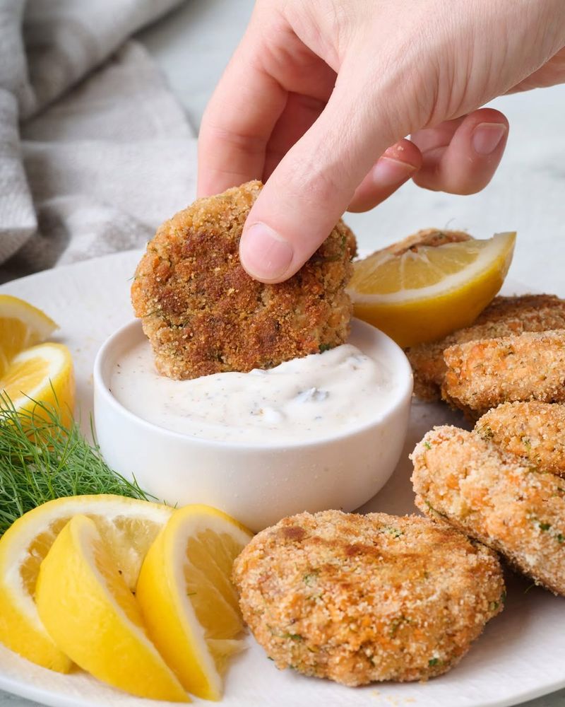 Lemon-Dill Salmon Croquettes