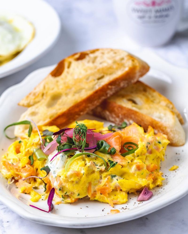 Salmon Omelette