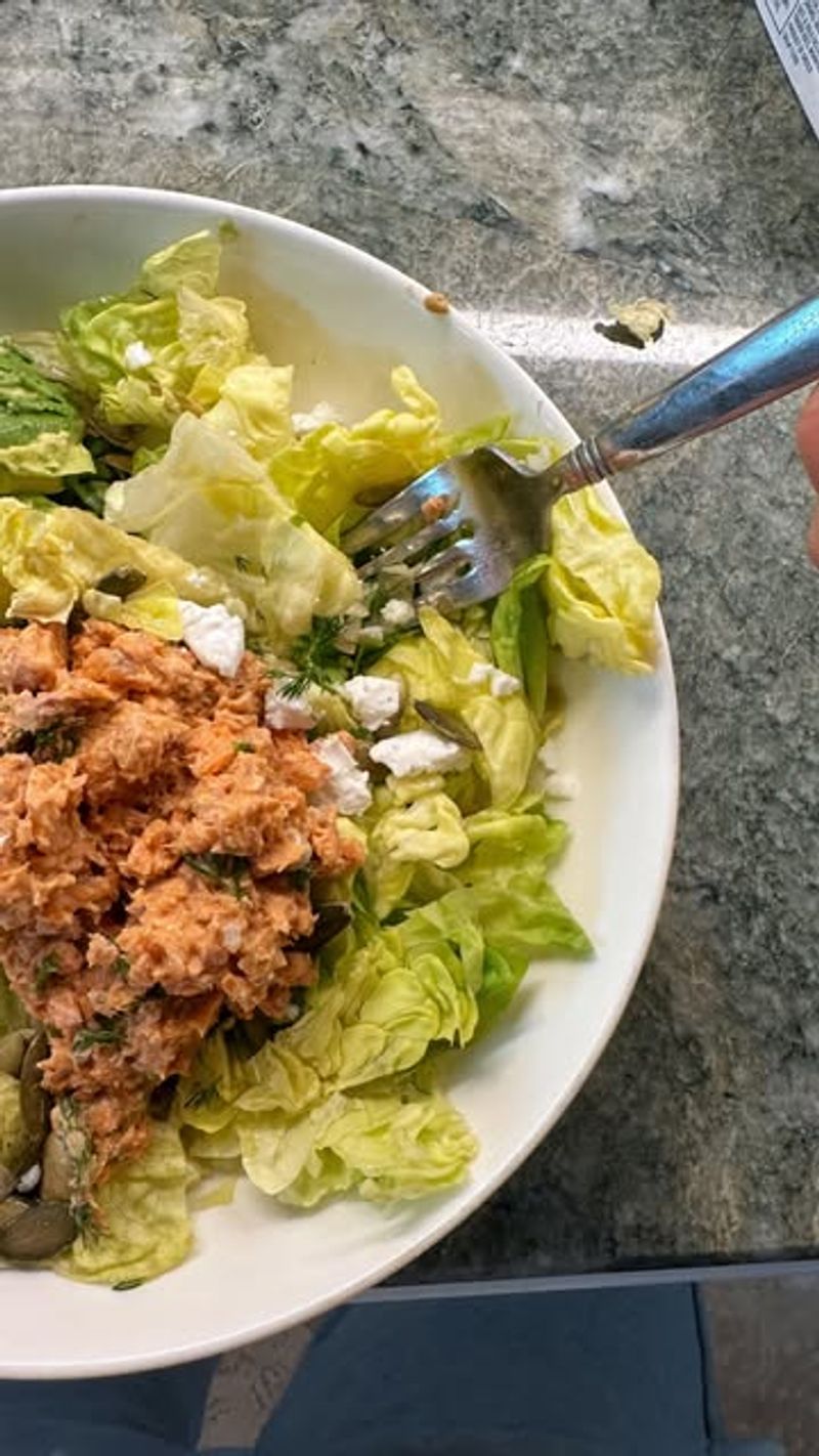Salmon Caesar Salad