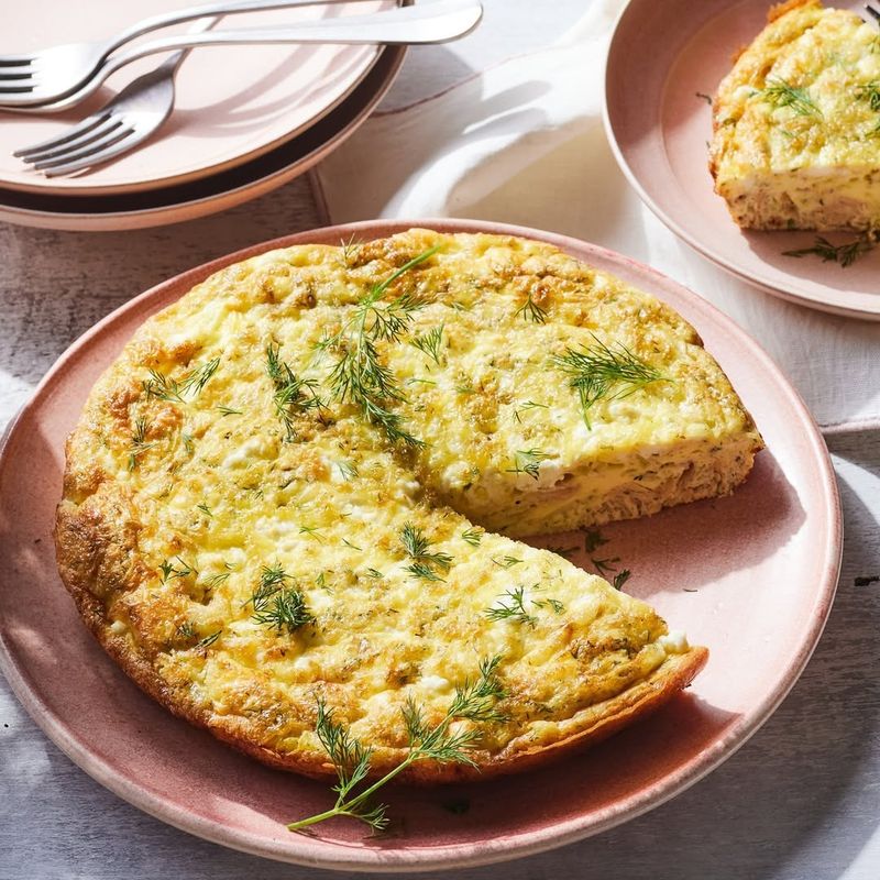 Salmon And Potato Frittata