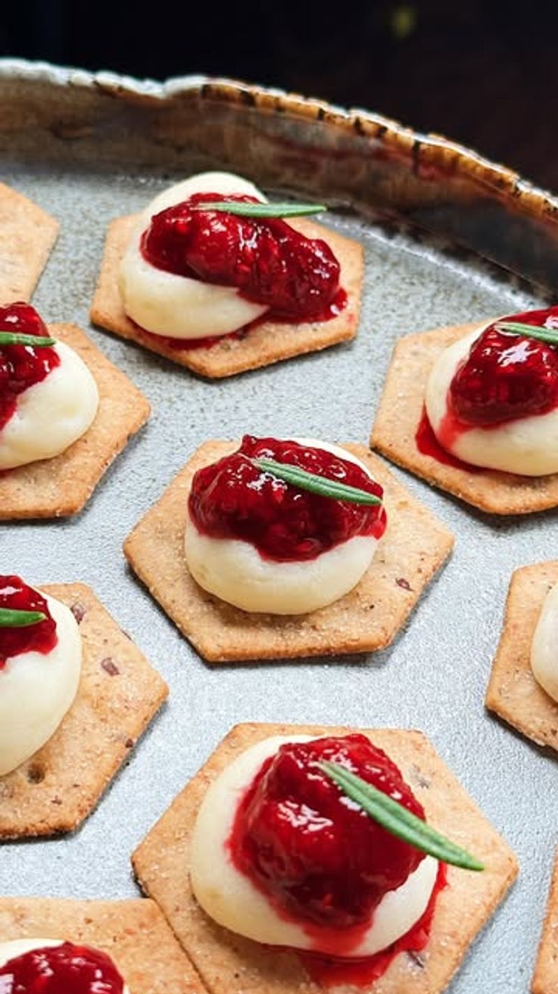 Brie And Raspberry Bites