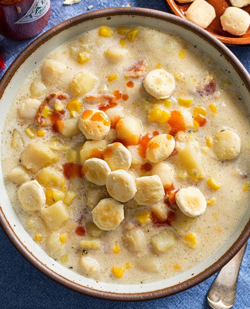 Scallop and Corn Chowder