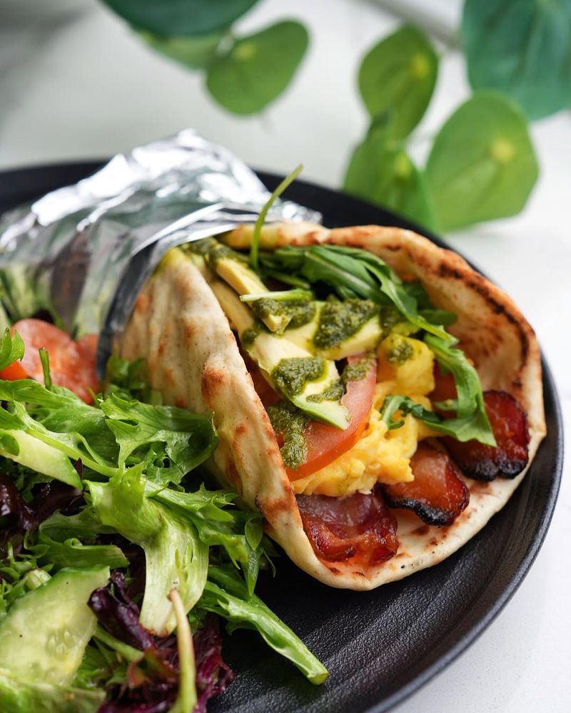 Egg & Avocado Breakfast Pita