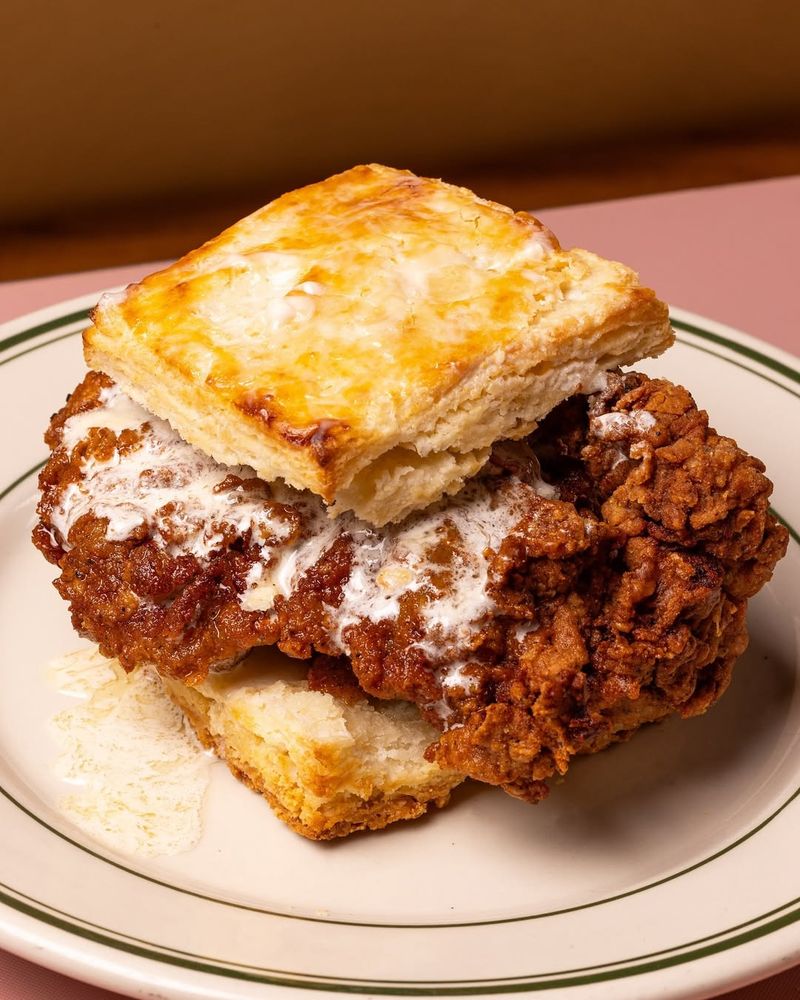 Fried Chicken And Buttermilk Biscuits
