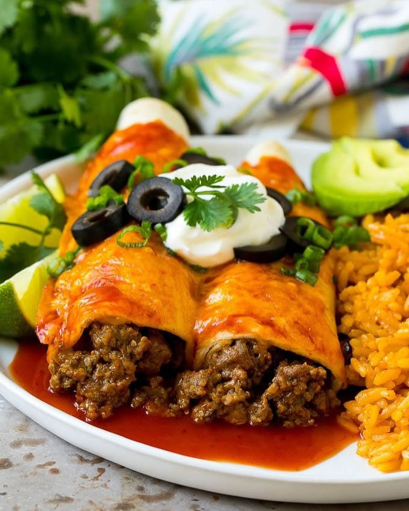 Beef Enchiladas