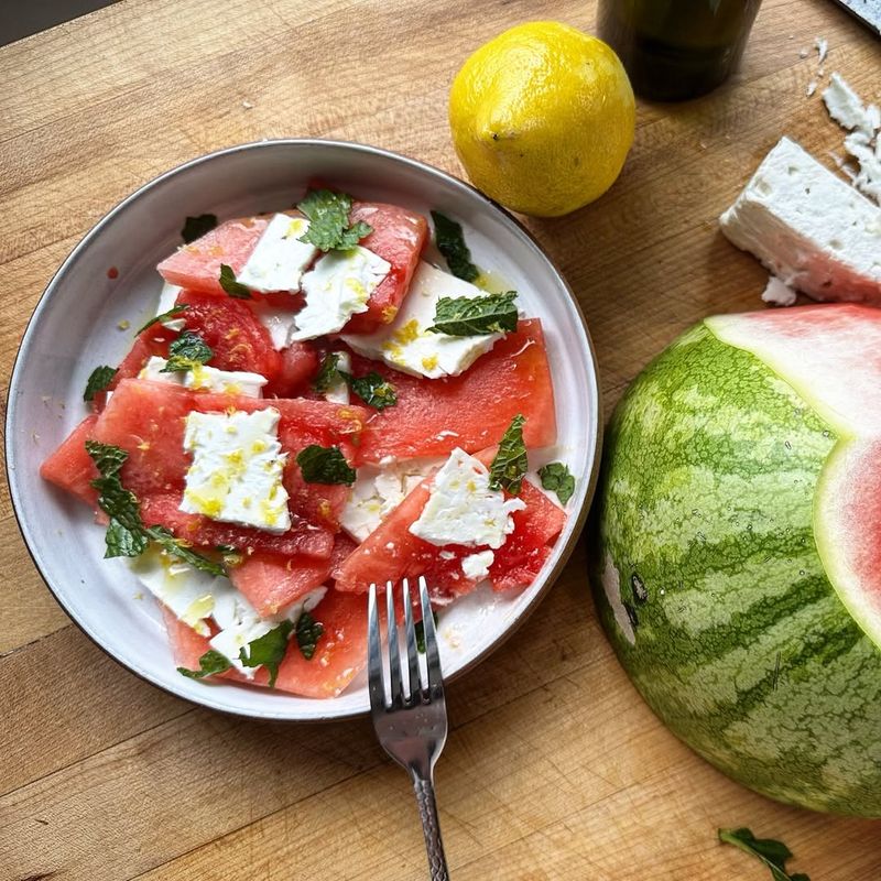 Watermelon And Feta Salad