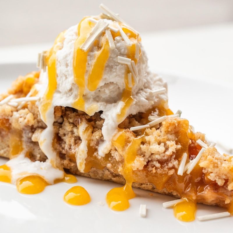 Georgia: Peach Cobbler With Almond Flour Crust