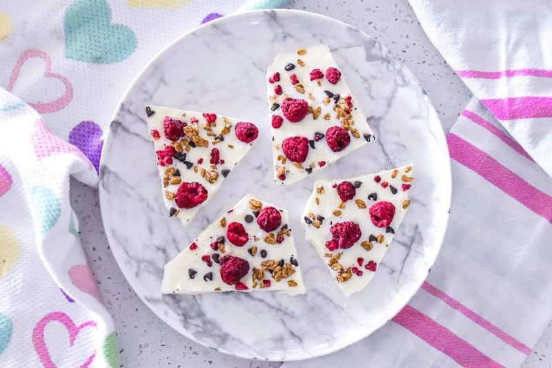 Raspberry And White Chocolate Bark