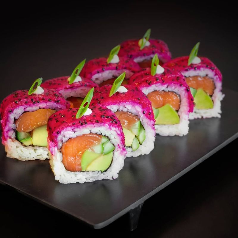 Tropical Fruit Sushi