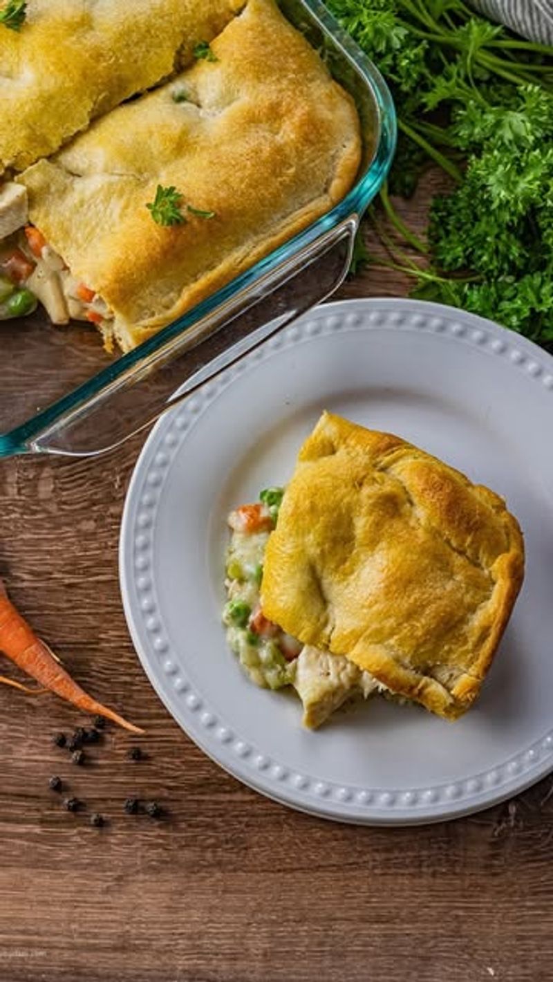 Crescent Roll Chicken Pot Pie