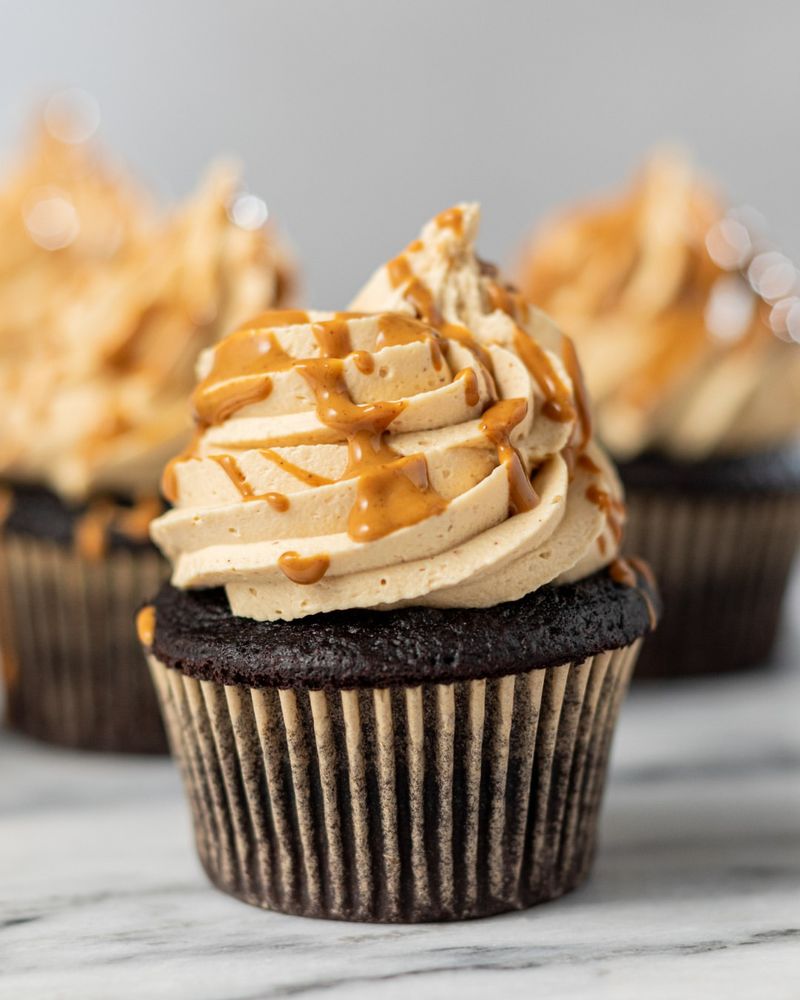 Chocolate Peanut Butter Cupcakes