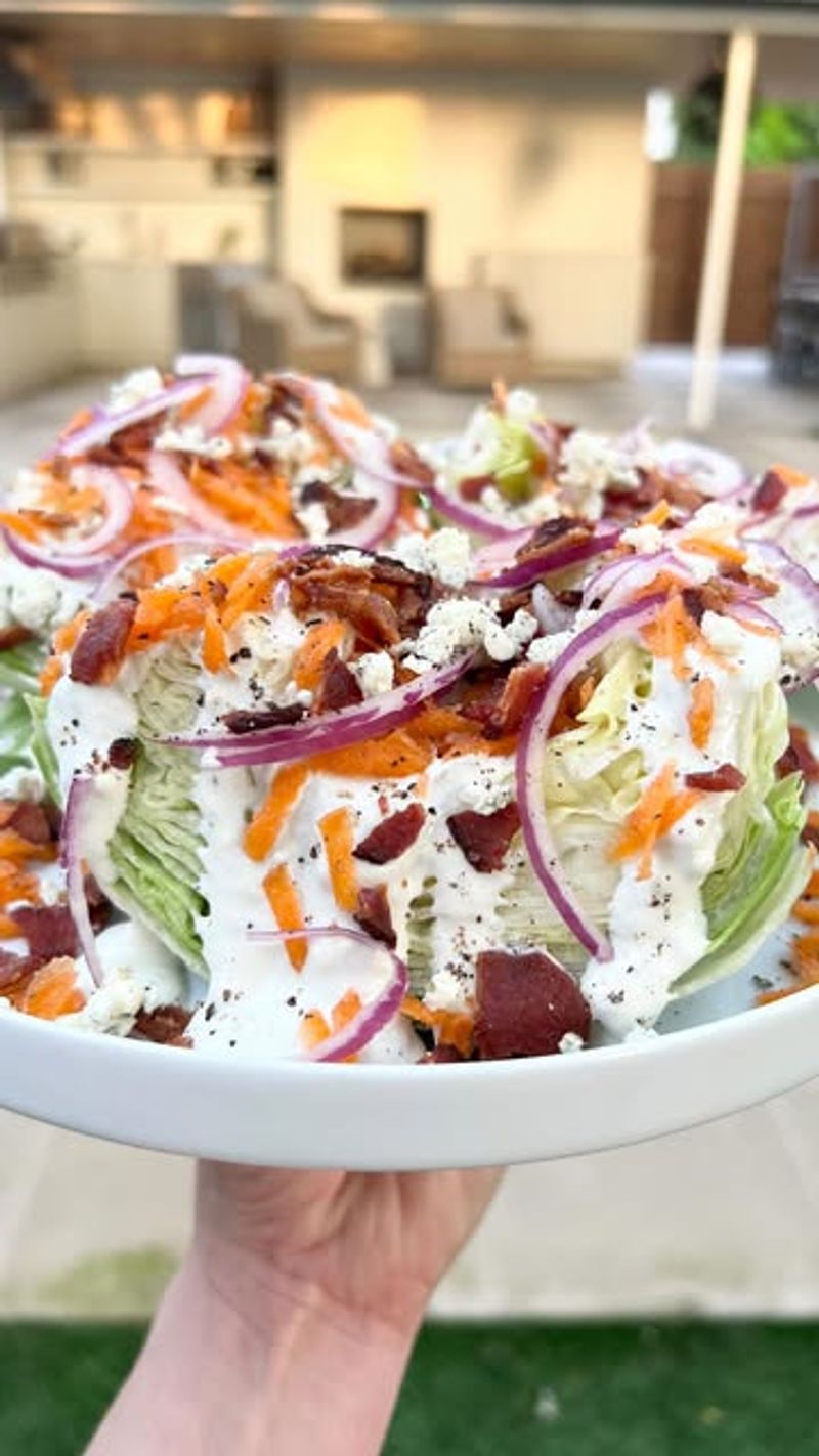 Blue Cheese And Bacon Wedge Salad