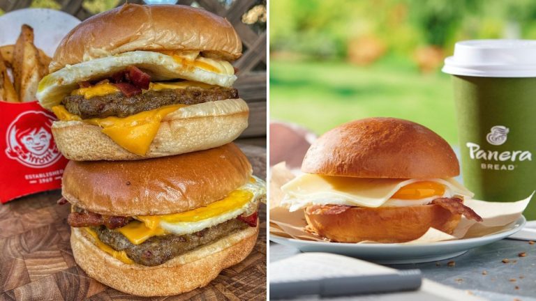 fast foods using real whole eggs