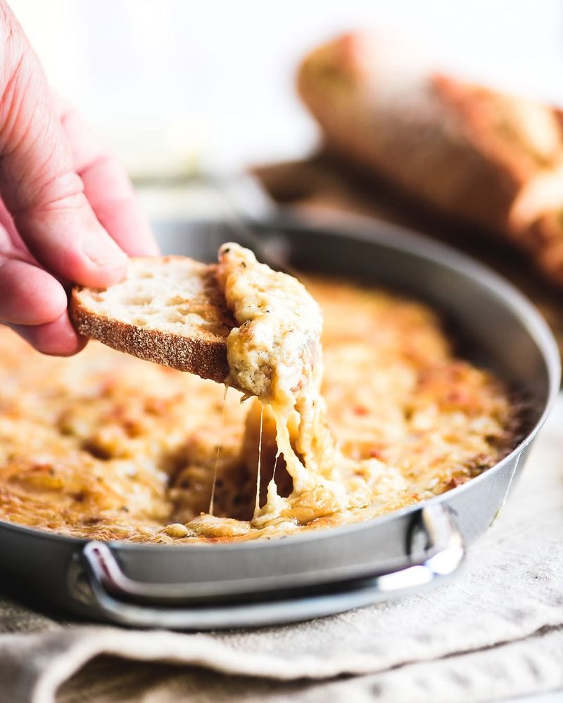 Caramelized Onion and Bacon Dip