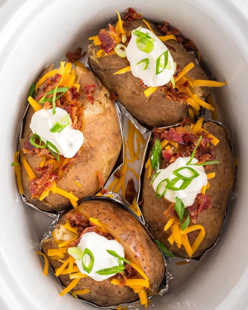 Thousand Island Baked Potatoes